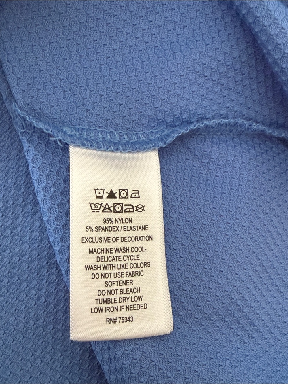 Tommy Bahama Golf Textured Performance Full Zip Blue Women’s medium - Picture 6 of 6